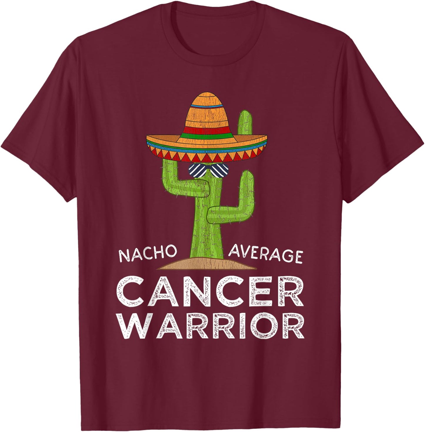 Cancer Fighting Support | Funny Cancer Fighter Warrior T-Shirt - T-Shirt | Maroon