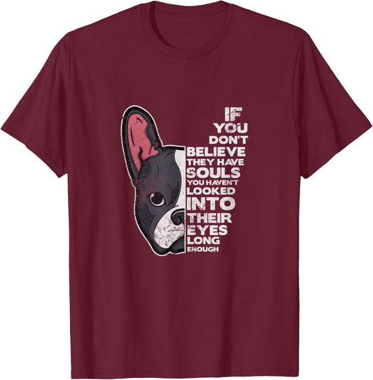 Best Dog Ever Boston Terrier Mom Bostie Terrier Dad Retro Men Women Kids T-Shirt - T-Shirt | Maroon