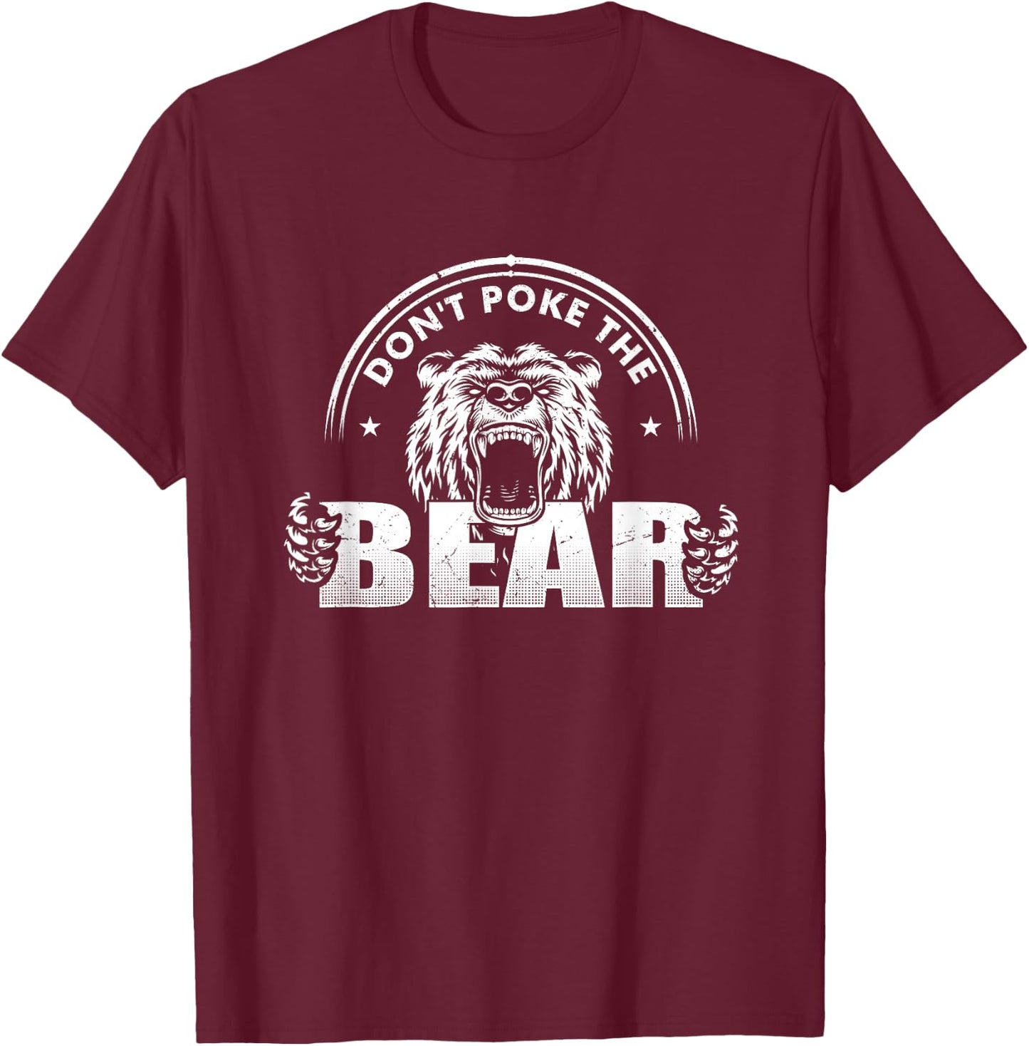 Do Not Poke The Bear Protector Mama Bear For Mother's Day T-Shirt - T-Shirt | Maroon