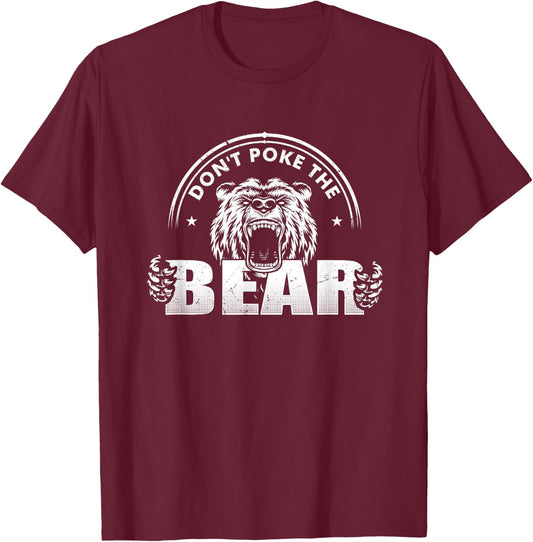 Do Not Poke The Bear Protector Mama Bear For Mother's Day T-Shirt - T-Shirt | Maroon