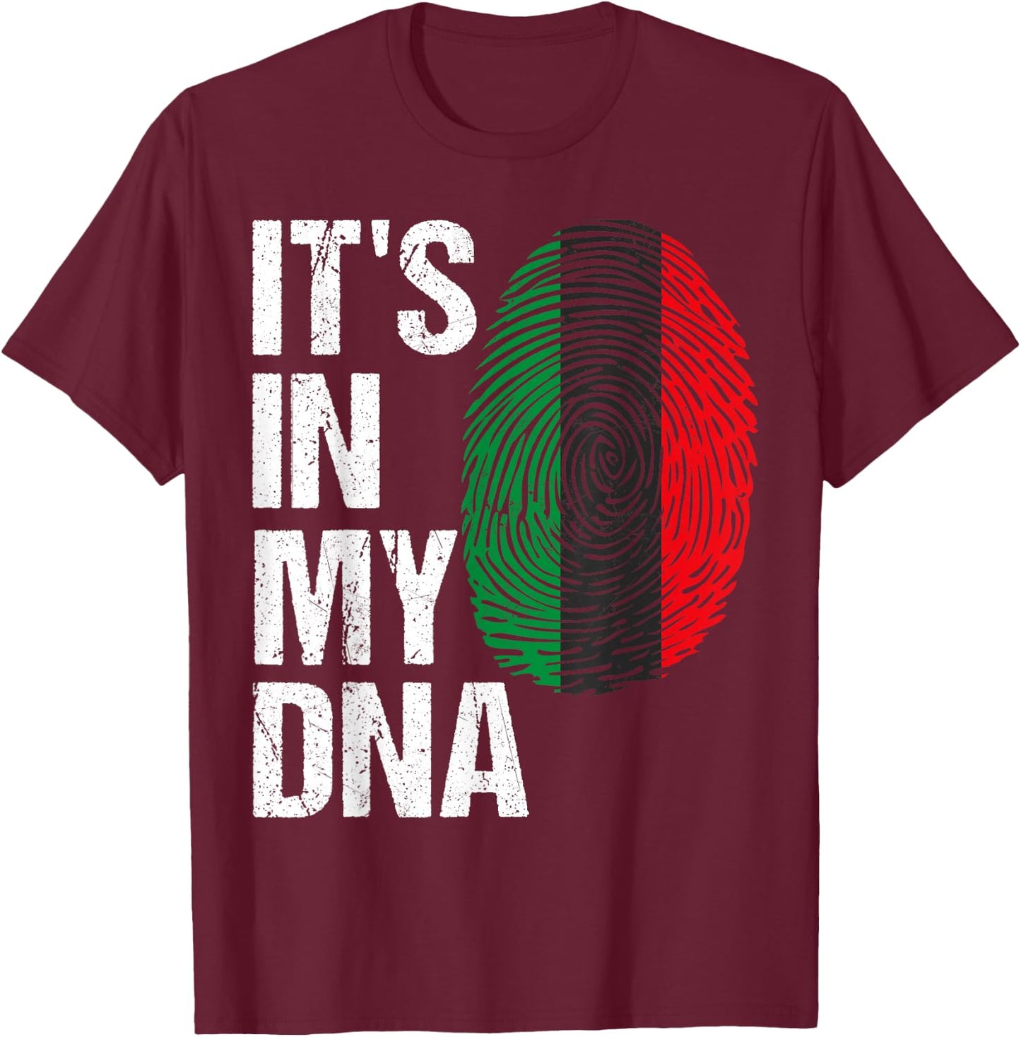It's My DNA Pride African American Flag Black Liberation T-Shirt - T-Shirt | Maroon