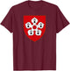 Leicester City Flag East Midlands England T-Shirt - T-Shirt | Maroon