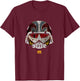 Star Wars Rebels Ezra Bridger Cadet Helmet Distressed Logo T-Shirt - T-Shirt | Maroon