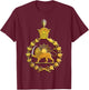 Iran Lion and Sun Pahlavi Dynasty Shir o Khorshid T-Shirt - T-Shirt | Maroon