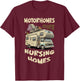 Traveling RV Motorhome Before Nursing Homes Seniors Camping T-Shirt - T-Shirt | Maroon
