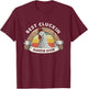 Best Cluckin Auntie Chicken Aunt Poultry Farmer Vintage T-Shirt - T-Shirt | Maroon