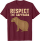 Funny Capybara Women Kids Cavy Rodent Capybara Lover T-Shirt - T-Shirt | Maroon
