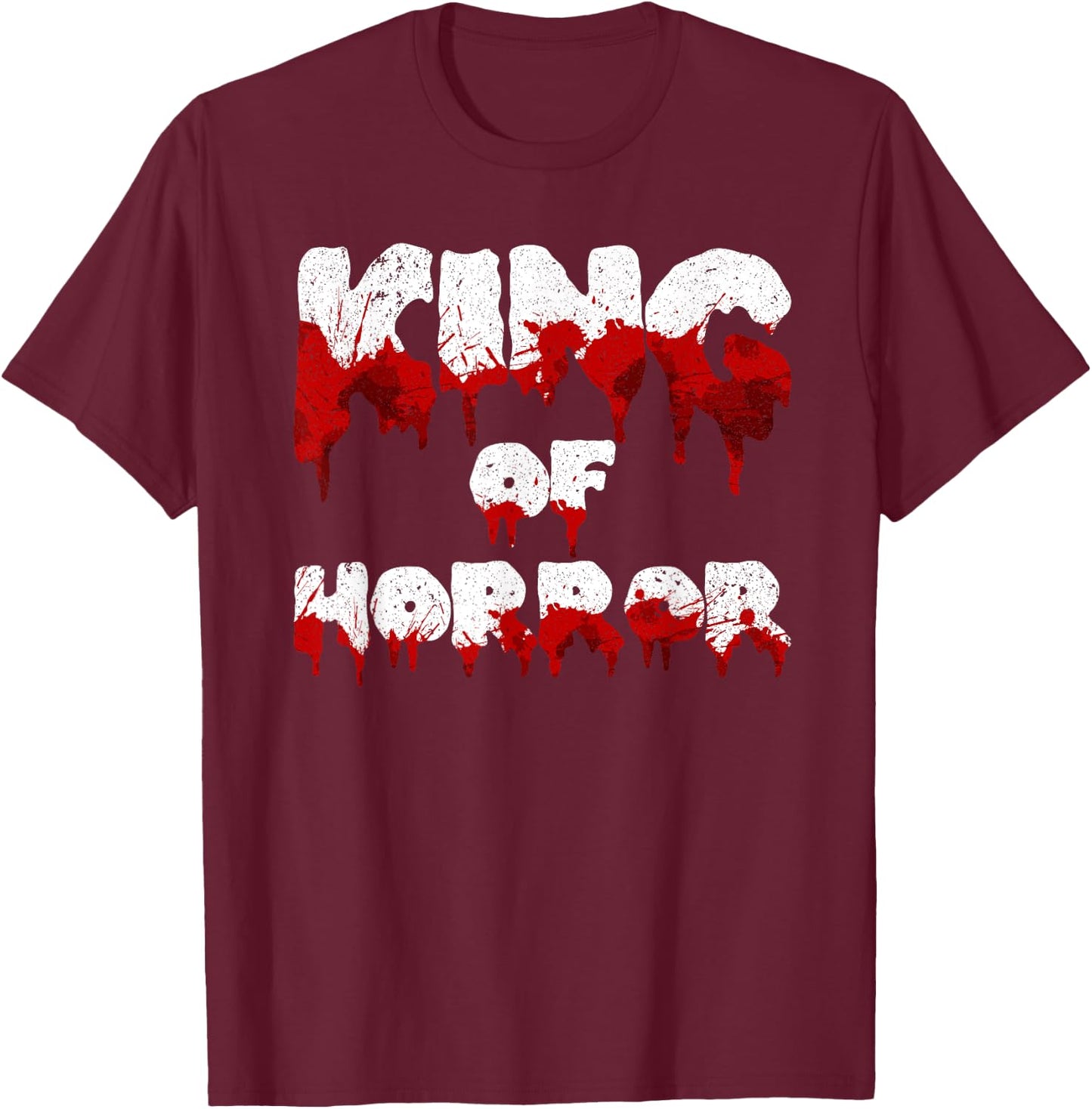 Cool Horror Movie Boys Scary Halloween Horror Lovers T-Shirt - T-Shirt | Maroon