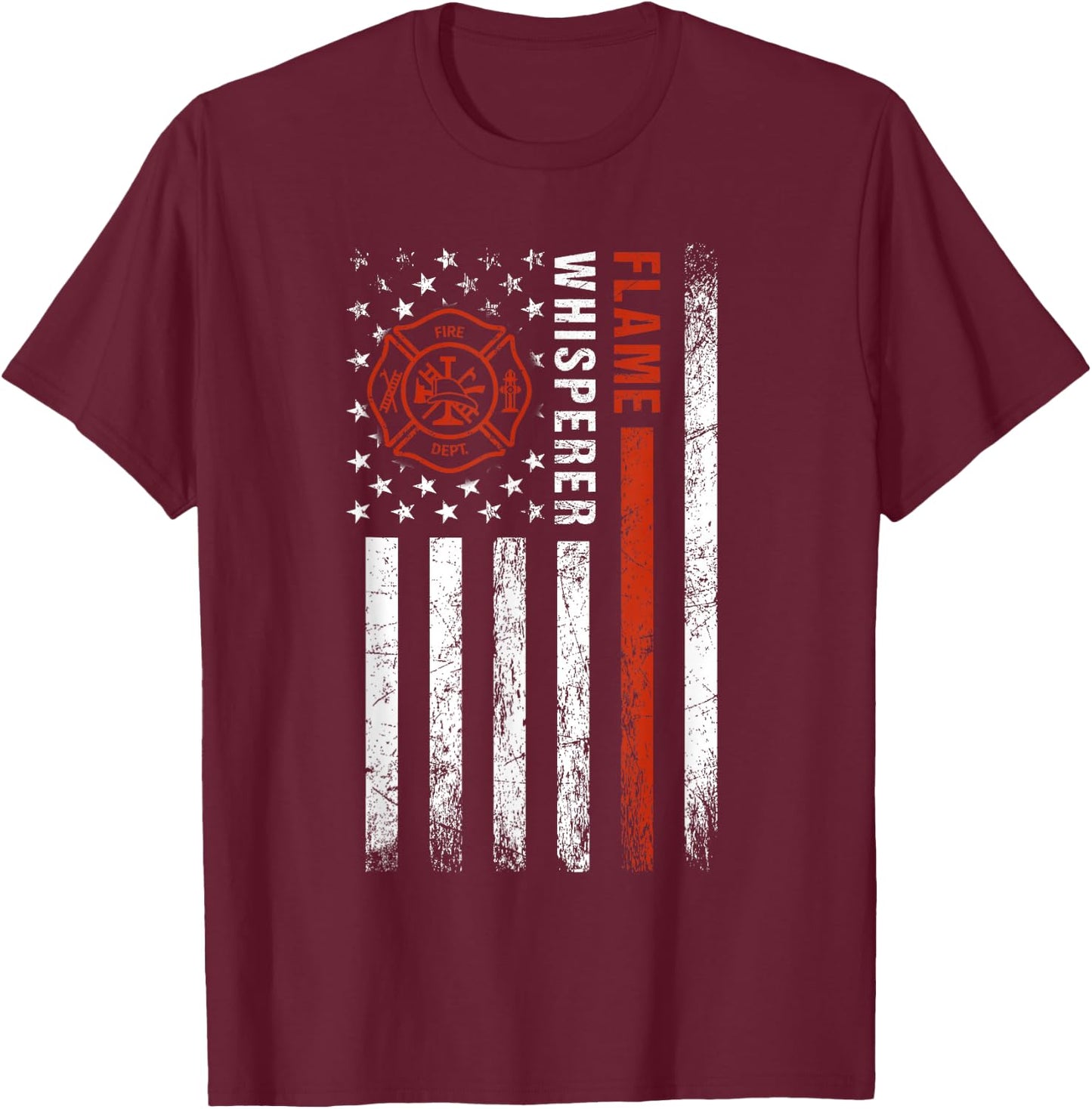 Funny Firefighting Fireman - Volunteer Firefighters T-Shirt - T-Shirt | Maroon