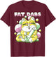 Fat Dabs Cannabis Cat Bong Fat Weight Fitness T-Shirt - T-Shirt | Maroon