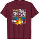 Pokémon Charizard 006 Schematic Poster T-Shirt - T-Shirt | Maroon