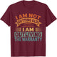 I Am Not Getting Old Outliving The Warranty Senior Citizen T-Shirt - T-Shirt | Maroon