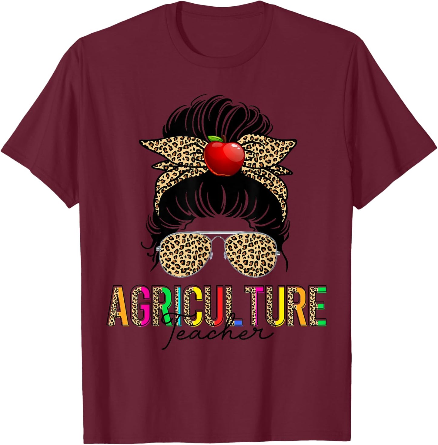 Agriculture Teachers Squad AG Teacher Back To School Men Women T-Shirt - T-Shirt | Maroon