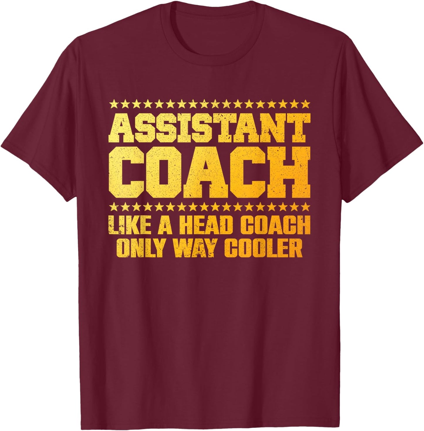 Cool Assistant Coach Women Tennis Softball Coaches T-Shirt - T-Shirt | Maroon