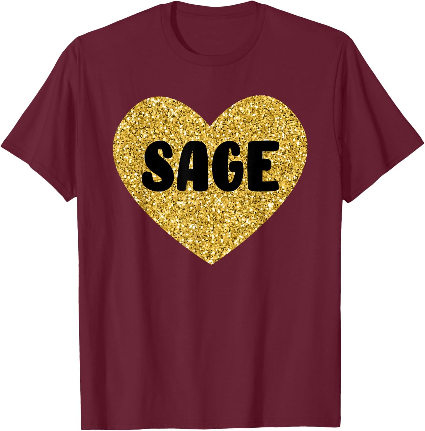 Sage I Love Sage Funny Food Spices Seasonings T-Shirt - T-Shirt | Maroon
