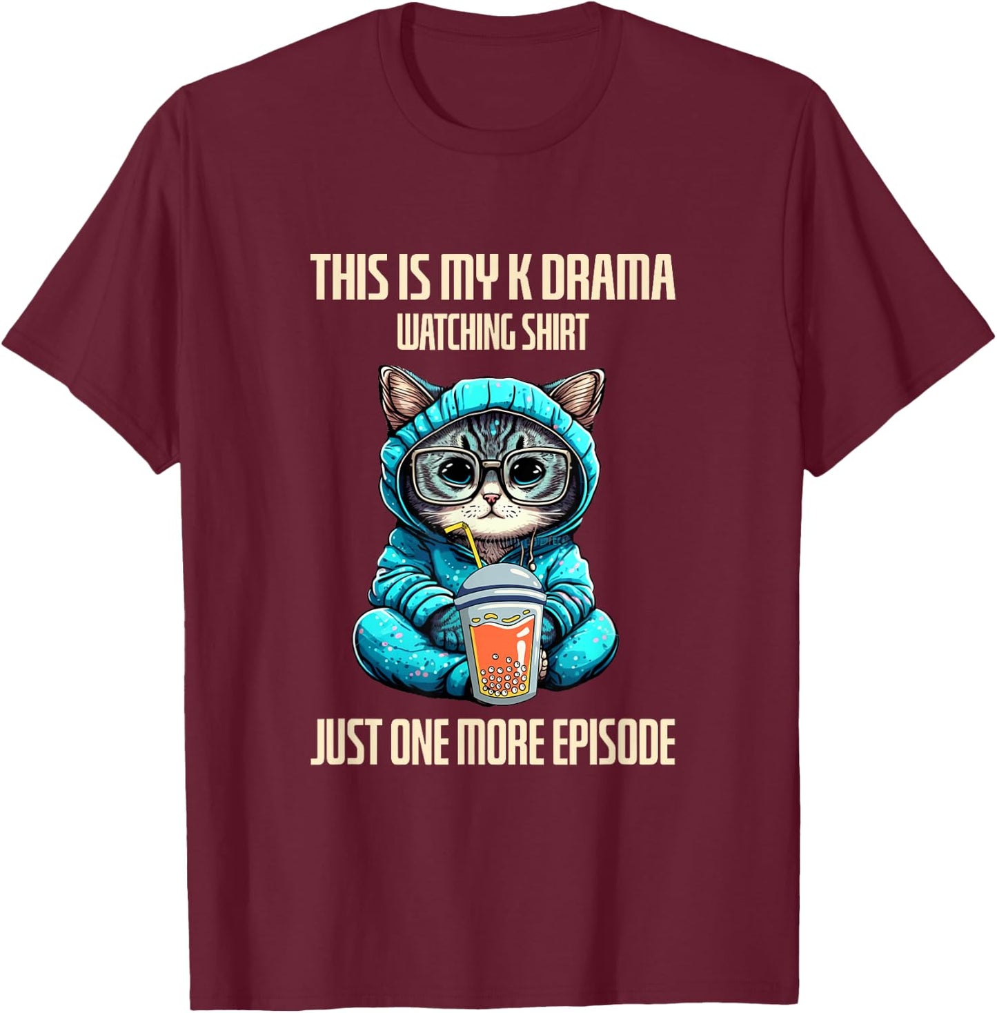 Korean Drama Kdrama Finger Heart T-Shirt - T-Shirt | Maroon