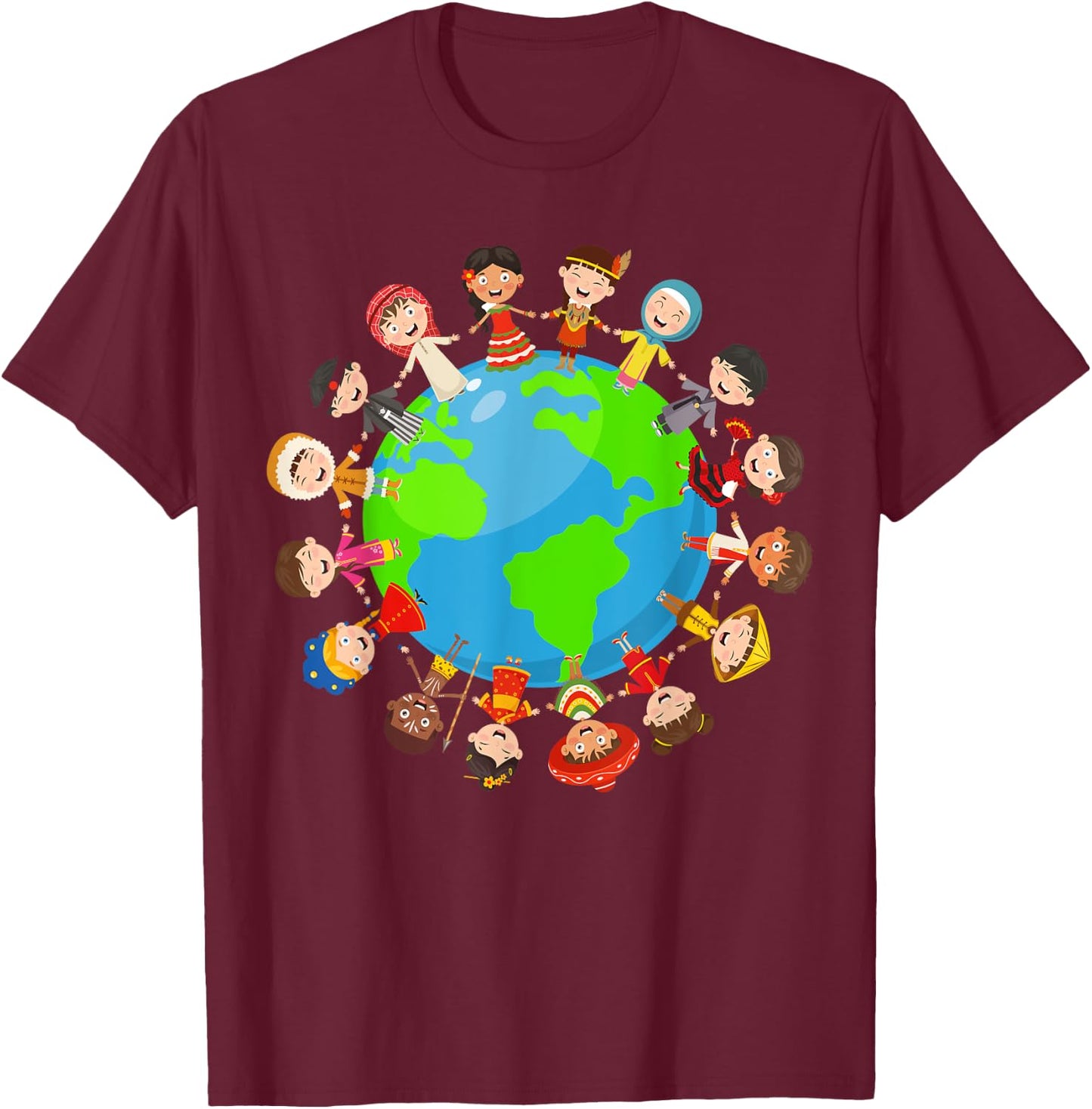 Earth Day 2023 Environmental Nature Planet | & T-Shirt - T-Shirt | Maroon