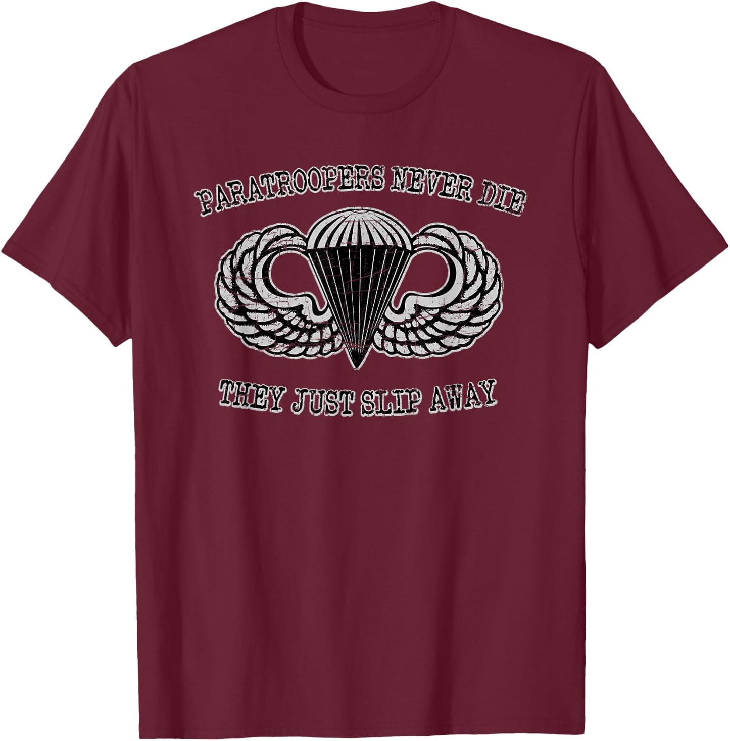 American Marauder: 173rd Airborne Brigade Jump Wings T-Shirt - T-Shirt | Maroon