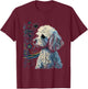 Maltipoo Starry Night Van Gogh Maltipoo Mom Dad Owner T-Shirt - T-Shirt | Maroon