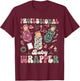 Professional Baby Wrapper NICU Mother Baby Christmas T-Shirt - T-Shirt | Maroon