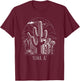 Yuma, AZ, USA Cactus Desert Scene Design T-Shirt - T-Shirt | Maroon