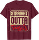 Straight Outta Tonsils - Tonsil Removal Surgery Recovery T-Shirt - T-Shirt | Maroon