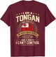Tonga Funny Quote Tongan Vintage T-Shirt - T-Shirt | Maroon