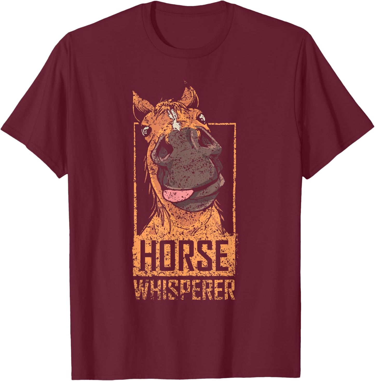 Horse Whisperer Equestrian Lover Rider Riding T-Shirt - T-Shirt | Maroon
