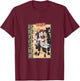 Naruto Classic Gaara Temari & Kankuro Kanji T-Shirt - T-Shirt | Maroon
