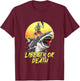 Skeleton Liberty or Death Shark Halloween American Flag Men T-Shirt - T-Shirt | Maroon