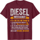 Diesel Mechanic Trucker Semi Truck Driver Funny Definition T-Shirt - T-Shirt | Maroon