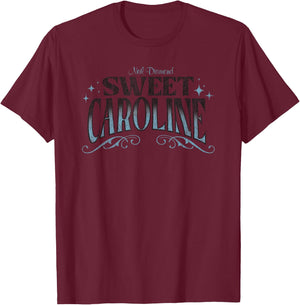 Official Neil Diamond Sweet Caroline T-Shirt - T-Shirt | Maroon