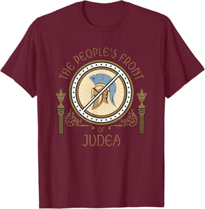 Aura Apparel Life of Brian People's Front of Judea T-Shirt - T-Shirt | Maroon