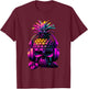 EDM Music Rave Festival Techno T-Shirt - T-Shirt | Maroon