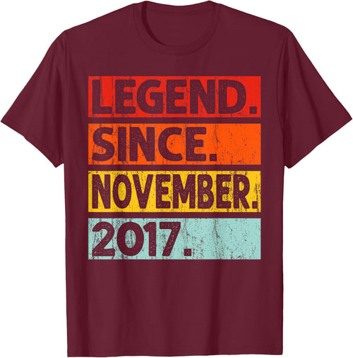 Legend Since November 2017 Birthday November 2017 Vintage