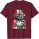 Attack on Titan Season 4 Red Sky Group Poster AOT Anime T-Shirt - T-Shirt | Maroon