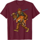 White Tail Deer Hunting Bigfoot Hunter T-Shirt - T-Shirt | Maroon