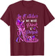Butterfly Breast Cancer Awareness And Domestic Violence T-Shirt - T-Shirt | Maroon
