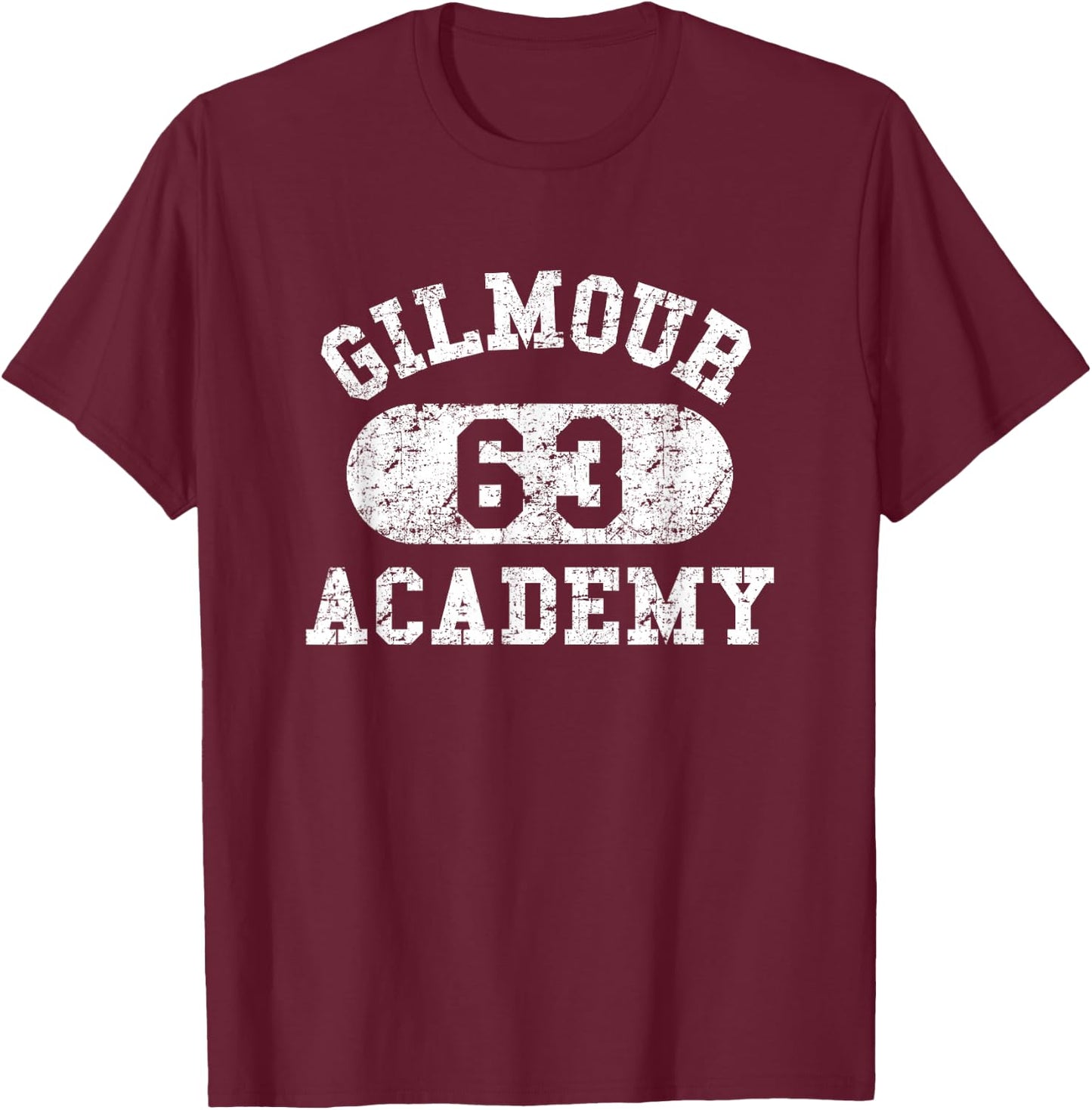 GILMOUR ACADEMY 63 classic rock music design T-Shirt - T-Shirt | Maroon