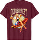 Oktoberfest Costume Vintage Bavarian German Beer Wurst T-Shirt - T-Shirt | Maroon