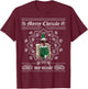 Christmas Elf Gangster Merry Chrizzle OG Bandana Design T-Shirt - T-Shirt | Maroon