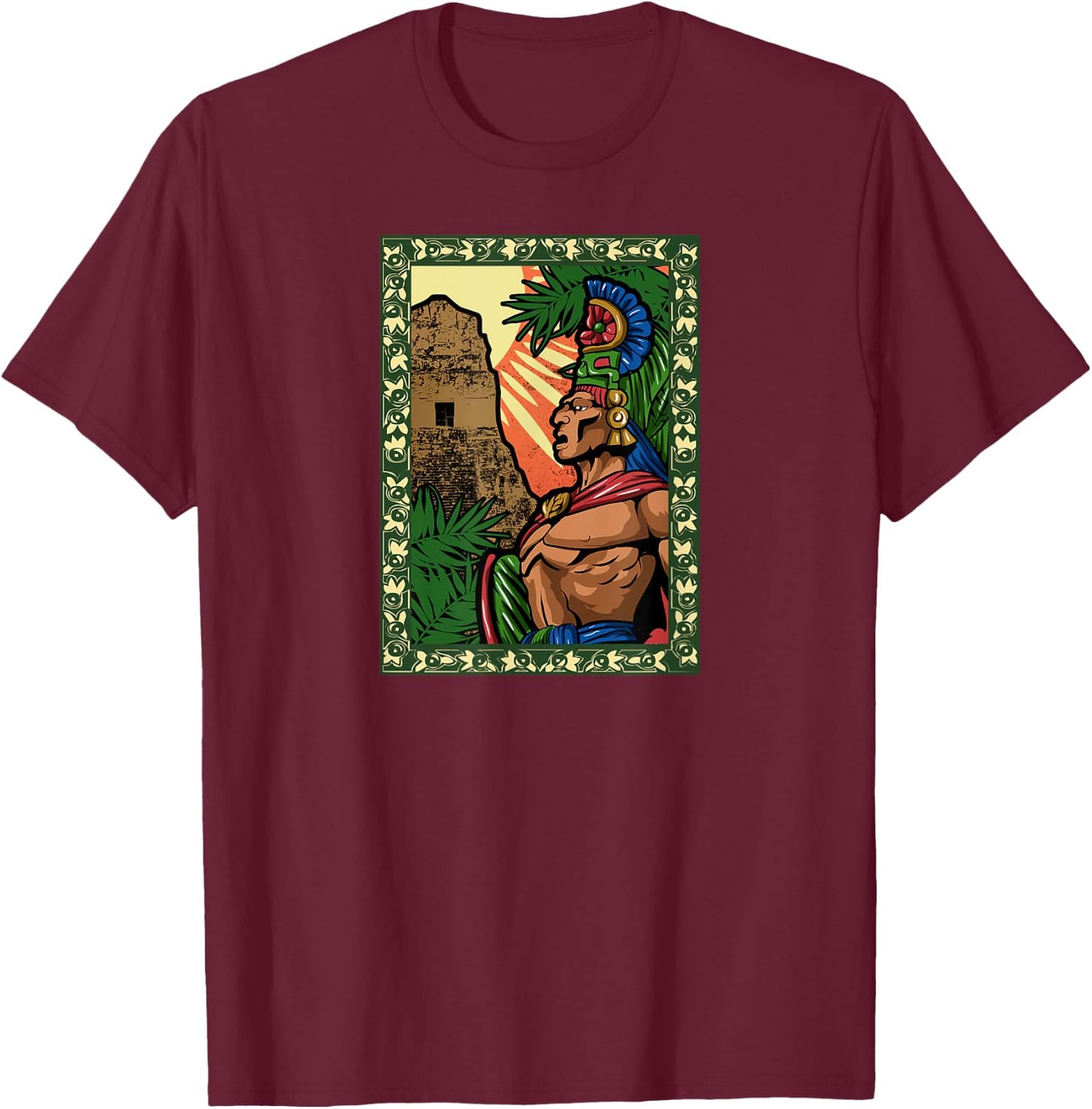 Guatemala Proud Hispanic Guate Guatemalan Tecun Uman T-Shirt - T-Shirt | Maroon