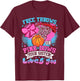 Free Throws or Pink Bows Sister Loves You Gender Reveal T-Shirt - T-Shirt | Maroon