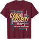 Cyber Security - Hacker IT Analyst Computer Programmer Small T-Shirt - T-Shirt | Maroon