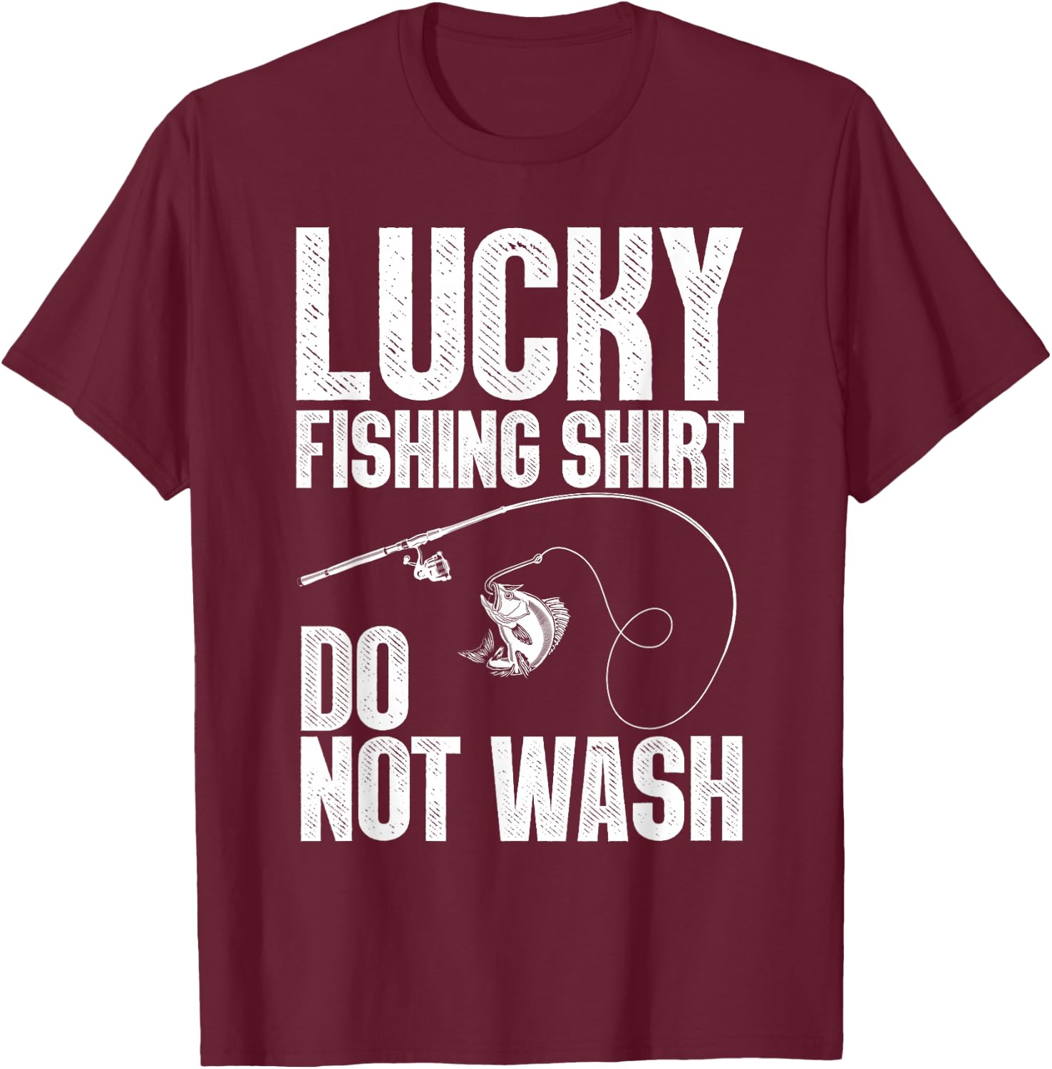 Funny Fishing Design Women Kids Fisherman Fishing T-Shirt - T-Shirt | Maroon