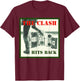 The Clash - Album Cover Hits Back T-Shirt - T-Shirt | Maroon