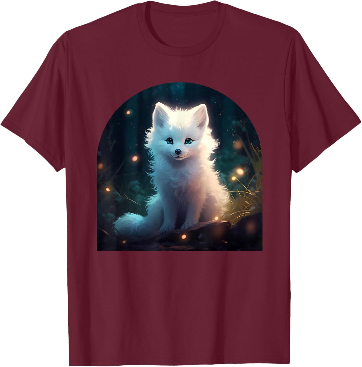 Arctic Fox Kids T-Shirt - T-Shirt | Maroon
