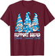 Support Squad Diabetes Awareness Month T-Shirt - T-Shirt | Maroon