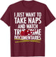 Cool True Crime Women Crime Lover Nap Documentaries T-Shirt - T-Shirt | Maroon