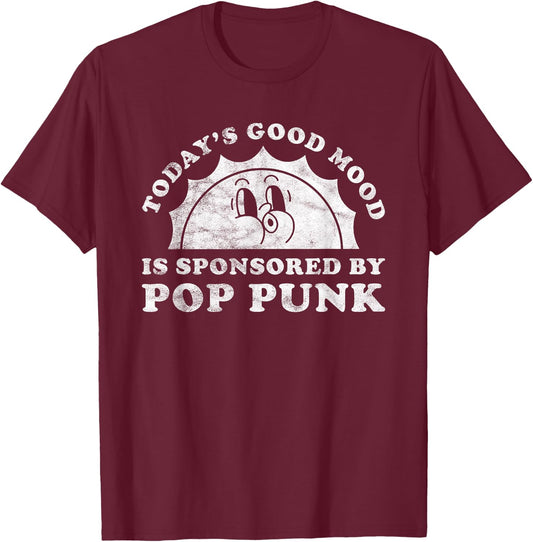 Funny Cute Retro Vintage Pop Punk or Punk Pop T-Shirt - T-Shirt | Maroon